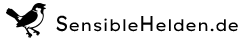 Logo von SensibleHelden.de mit Sperling und Schriftzug