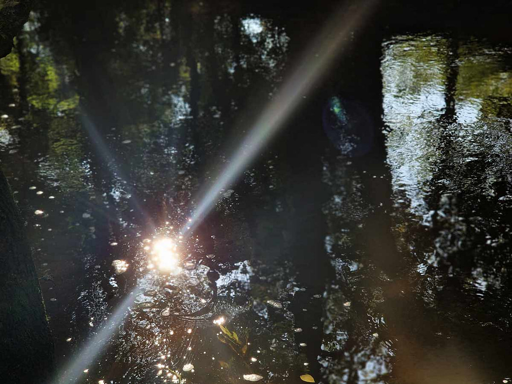 lichtreflexion-wasser-erinnerung-hochsensibel Lichtreflexion Wasser Spiegelung - emotionales Erbe sensible Menschen