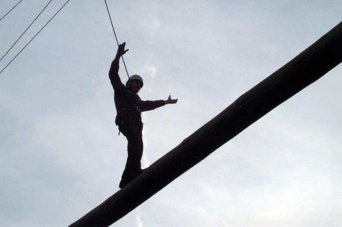 Uwe Kress Schwebebalken Selbstzweifel ueberwunden Götz Uwe Kreß überwindet in 18m Höhe seine Selbstzweifel