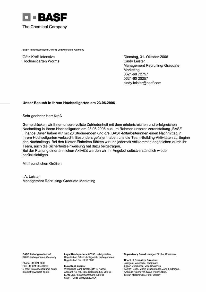 Begeisterung bei den BASF Finance Days BASF Finance Days – Teamtraining Hochseilgarten Worms, Studierende & Recruiting, Teambuilding